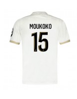 Moške Nogometnih dresov OGC Nice Youssoufa Moukoko #15 Gostujoči 2024-25 Kratki rokavi